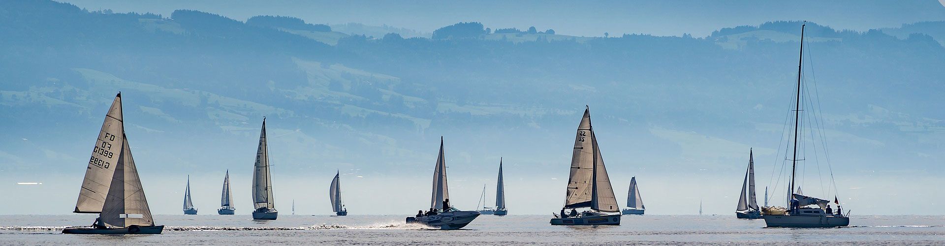 Ferienwohnung am Bodensee  mit Blick auf den Pfänder.