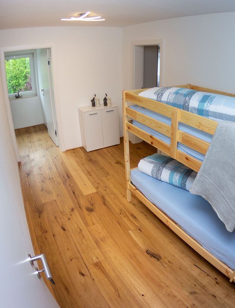 Schlafzimmeraufnahme Stockbett