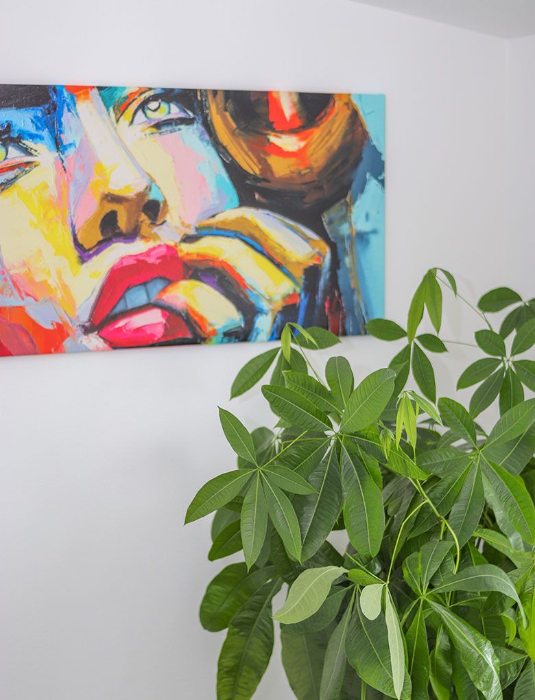 Ruhe ecke mit Tisch und Couch